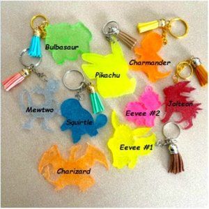 🎉🎉2x HP🎉🎉 Handmade Pokemon Keychains